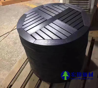 Imitation wooden round platform 05