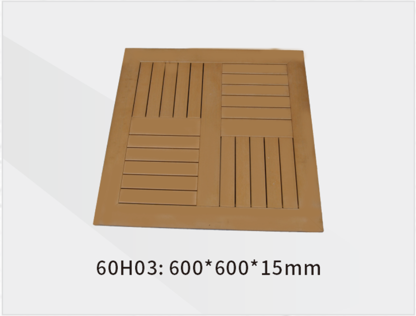 Product model: Imitation wood square table 10