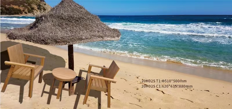 Single sofa (teak color)