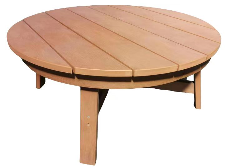 Large round table (teak color)