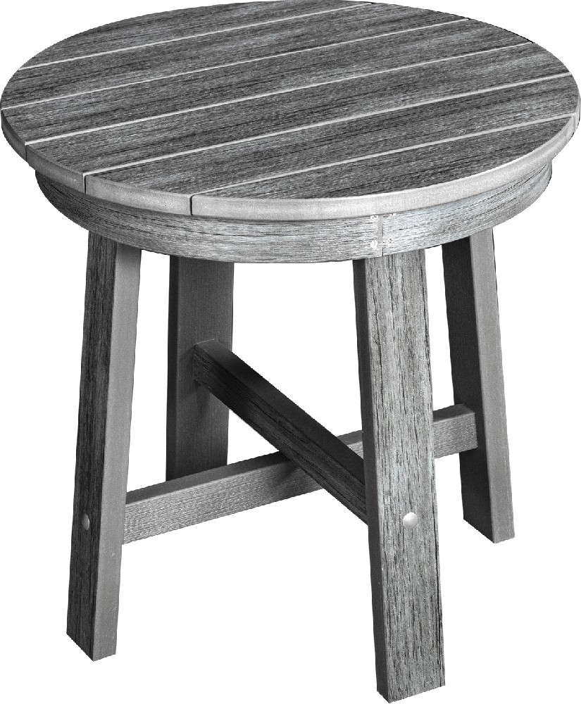Small round table (grey)