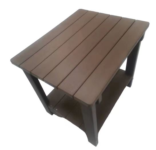 Plastic wood table (teak color)